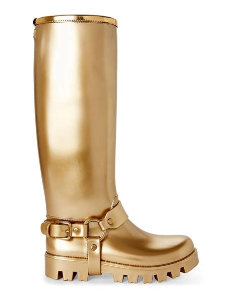 dolce gabbana rain boots